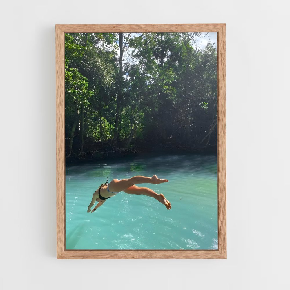 Poster Plongeon Épique – affiche Plongeon de falaise (vue 4)
